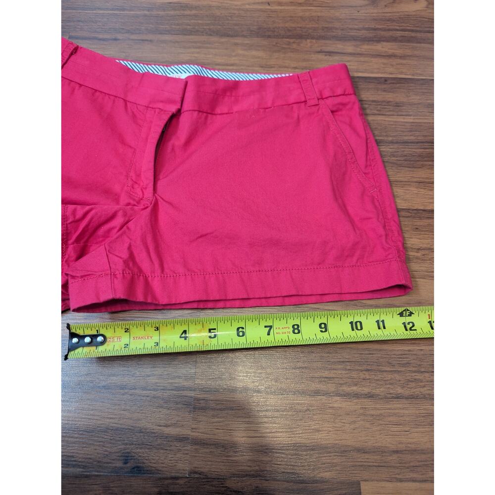 J.Crew Broken In Chinos Size 10 Fuschia Pink Cotton Preppy Barbiecore Minimalist - Picture 7 of 7